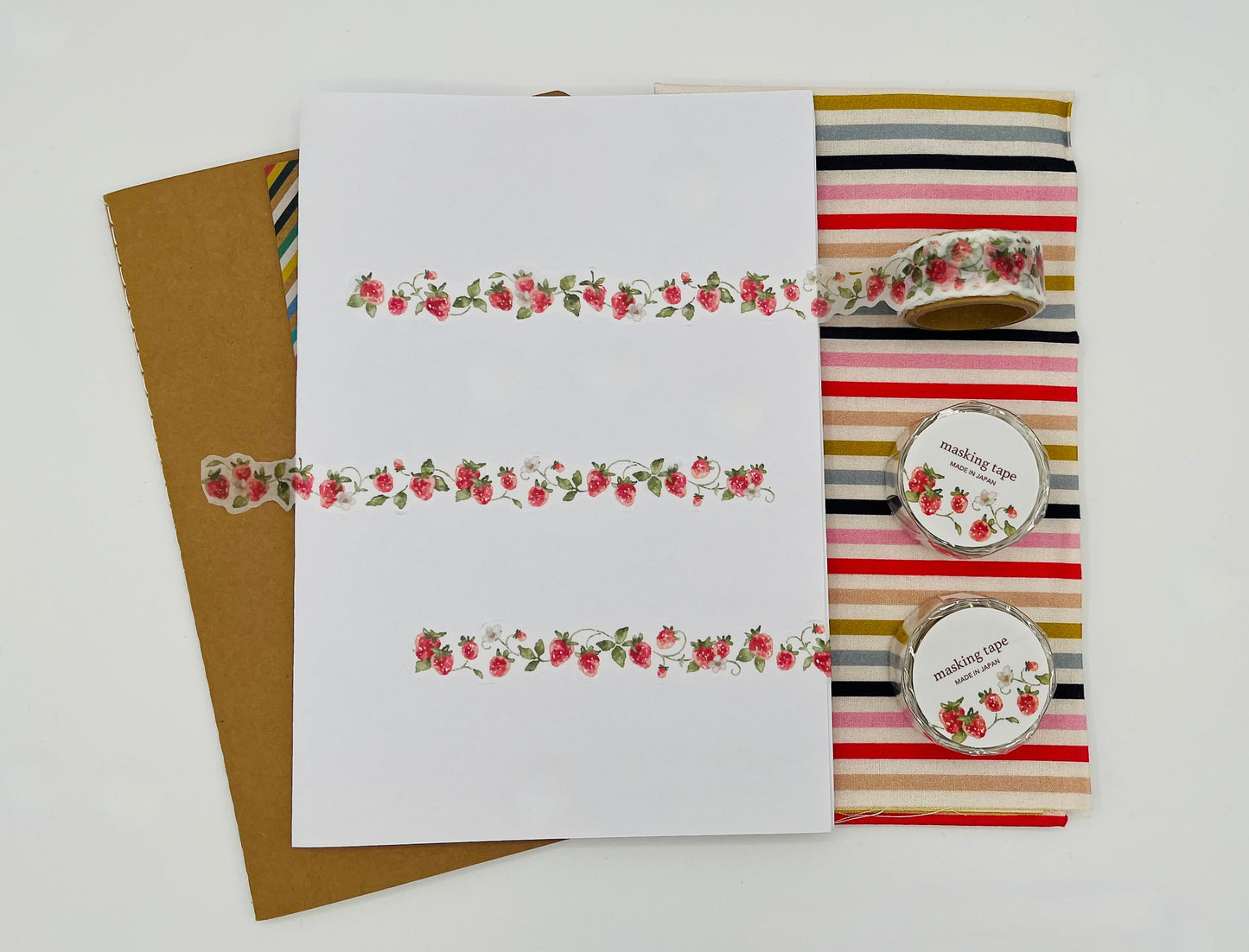 MIND WAVE Washi Tape - Strawberry